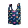 thumbnail image 1 of Wrapables Small JoliBag Collection Reusable Shopping Bag, Rainbow Fishies, 1 of 5