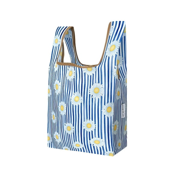 Wrapables Small JoliBag Collection Reusable Shopping Bag, Sprig