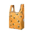 thumbnail image 1 of Wrapables Small JoliBag Collection Reusable Shopping Bag, Yellow Bees, 1 of 5