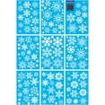 thumbnail image 1 of Wrapables Snowflake Window Clings Decal Stickers, Christmas Winter Decoration for Glass Windows, 9pc Starry, 1 of 4