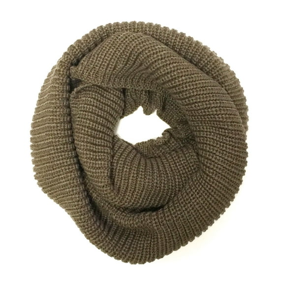 Wrapables® Thick Knitted Winter Warm Infinity Scarf, Brown Beaver