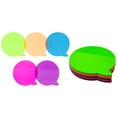 thumbnail image 1 of Wrapables Transparent Sticky Notes, Waterproof Self-Adhesive Memos for Home, School, Office (Set of 5), Speech Balloons, 1 of 8