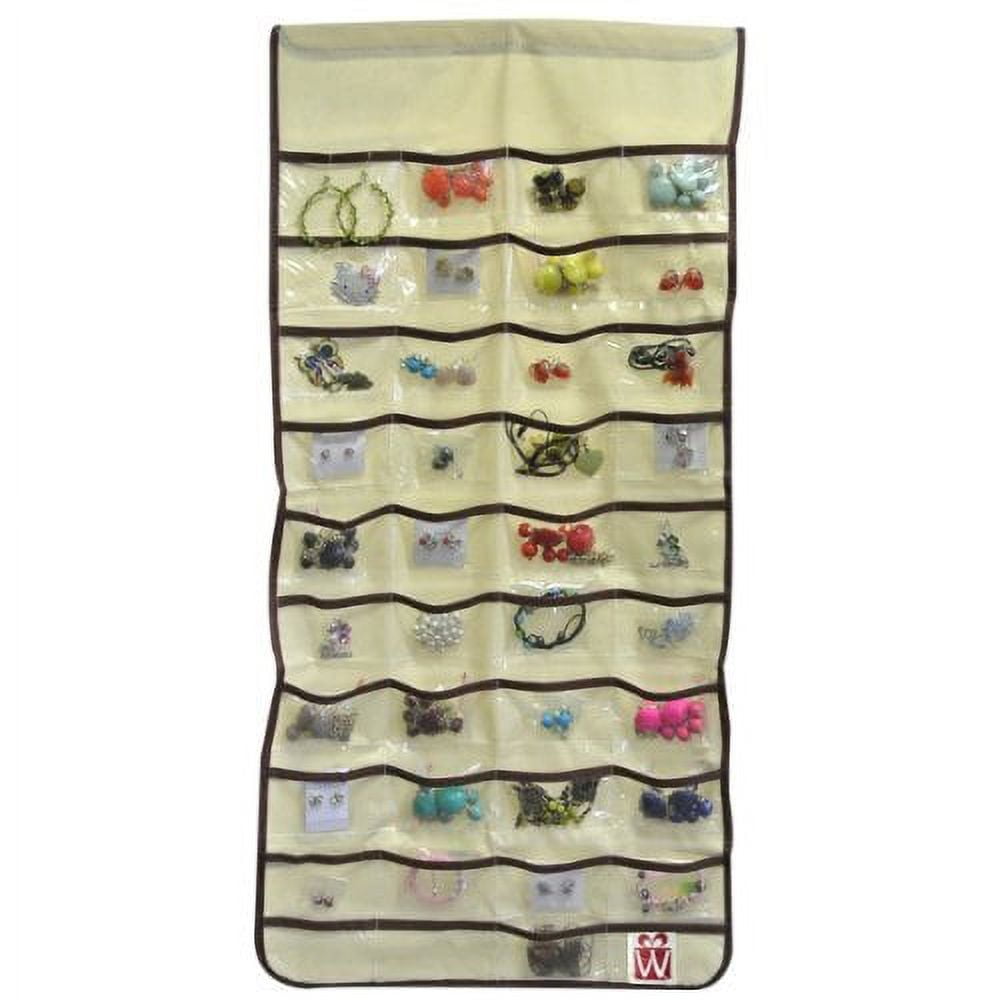 Wrapables® Two Sided 80 Pocket Hanging Jewelry Organizer - Walmart.com