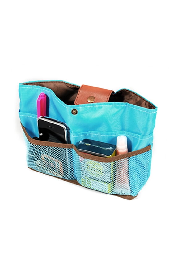 ® Ultimate Purse Insert/Handbag Organizer and Day Clutch, Sky Blue