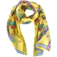 thumbnail image 1 of Wrapables® Vibrant 100% Silk Long Scarf 51" x 10.5", Dragonflies, 1 of 4