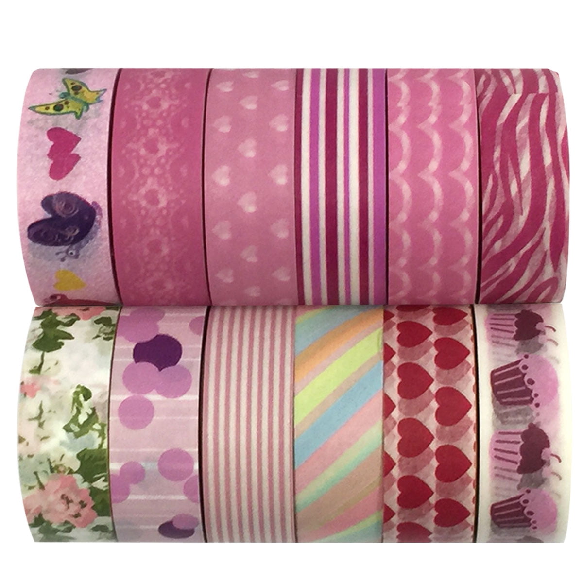 Wrapables® WPSET15 Washi Masking Tape Collection (Set of 12)