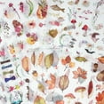 thumbnail image 1 of Wrapables Washi Stickers Sets for Scrapbooking, DIY Crafts for Stationery, Diary, Card Making, (18 sheets) Brown & Pink, 1 of 5