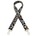 thumbnail image 1 of Wrapables Wide Adjustable Crossbody Handbag Strap, Women's Replacement Bag Strap for Purses, Gray Leopard Print, 1 of 7