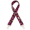 thumbnail image 1 of Wrapables Wide Adjustable Crossbody Handbag Strap, Women's Replacement Bag Strap for Purses, Pink Leopard Print, 1 of 7