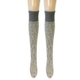 thumbnail image 1 of Wrapables® Women's Warm Knitted Vintage Knee High Boot Socks, Gray, 1 of 1