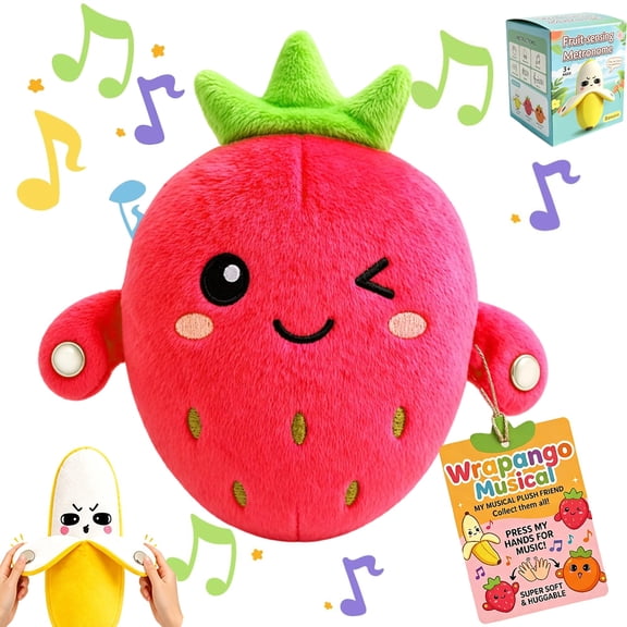 Wrapango Musical Sensory Toys, Interactive Music Plush Toy with Human Touch Sensors and Sounds, Fun Christmas and Birthday Gifts Suitable for Multiplayer interaction