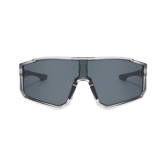 Wraparound Sports Eyewear Polarized Cycling Sunglasses Lightweight Riding Goggles For Cycling Running Driving Outdoor Sports Daily Wear Accessory(Black-14.4cm)