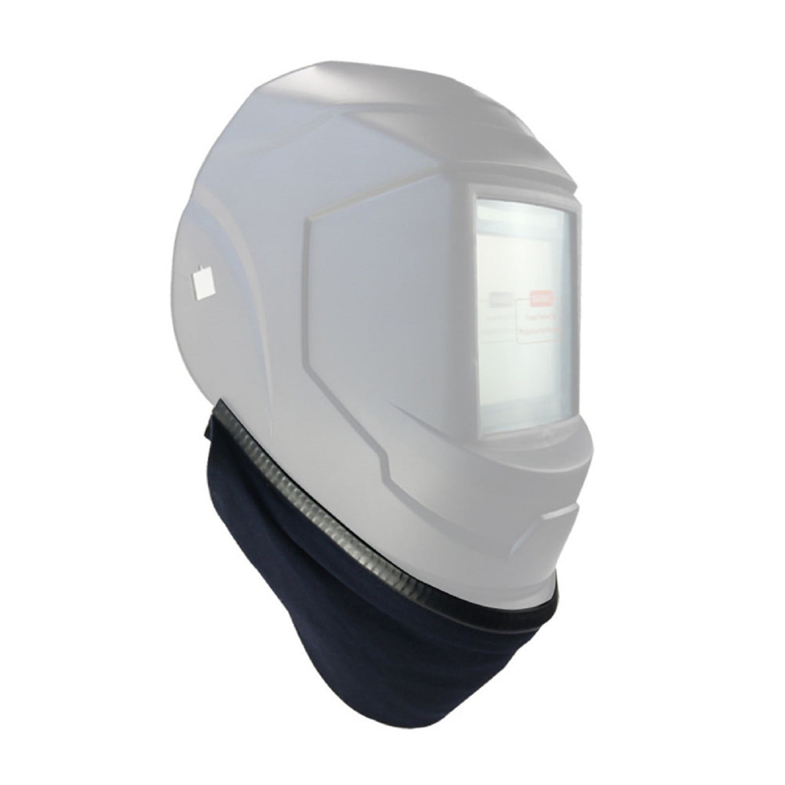 Wraparound Welding Helmet Bib Black Anti-Scald Splash Scarf Removable Weldingbib Cloth Scarf