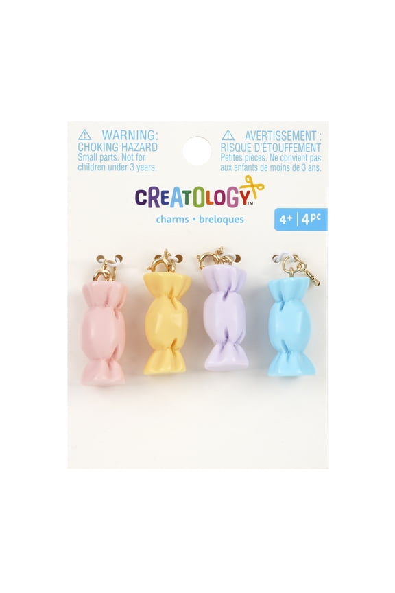 Wrapped Candy Charm Set by Creatology - Assorted Charms for DIY Jewelry - Accessories & Kids Crafts - 12 Pack