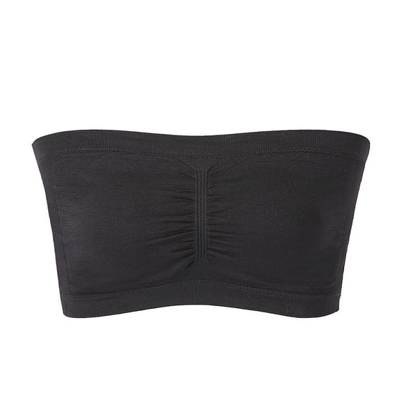 Wrapped Chest, One-line Bandeau, Double-layer Strapless Invisible Underwear, Beautiful Back, Anti-exposure, Large Size