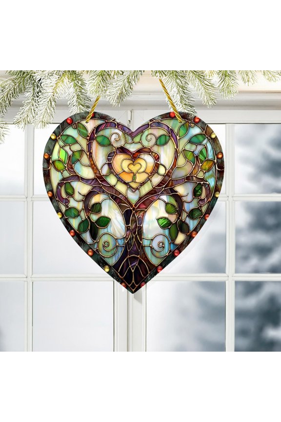 Wrapped In Love Tree Of Life Suncatcher Heart Gift