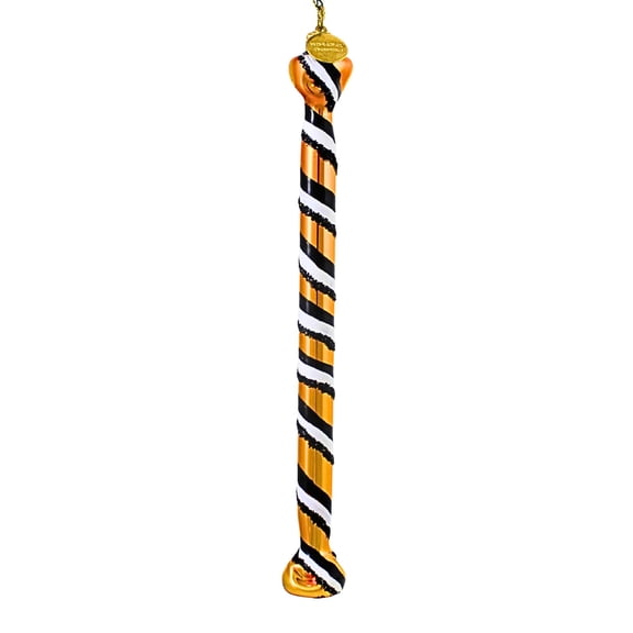Wrapped Taffy - 1 Ornament 7.5 Inch, Glass - Ornament Christmas Sweets 111417 GOLD
