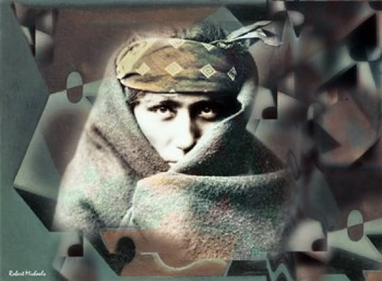 Wrapped in a Blanket Canvas Art - Robert Michaels (19 x 14)