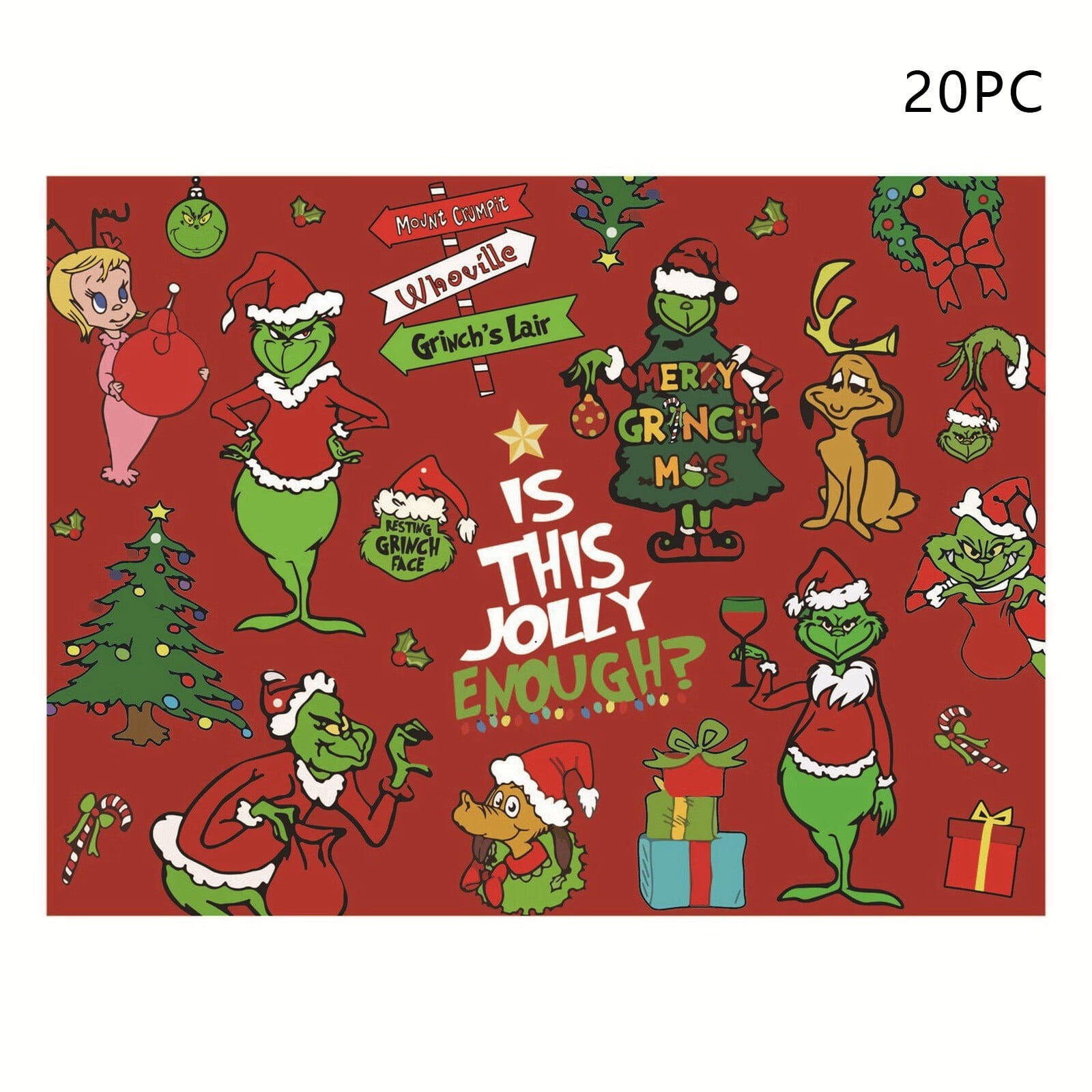 Wrapping Paper 6 Character And Doll Patterns To Choose From Christmas