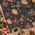 Wrapping Paper, Christmas Dragons and Polyhedral Dice for Tabletop RPG ...