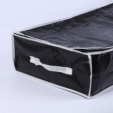 Wrapping Paper Christmas, Wrapping Paper Storage Containers Hard Plastic, Underbed Storage Container with Interior Pockets, Underbed Gift Wrap Organizer Holiday Christmas Decorations