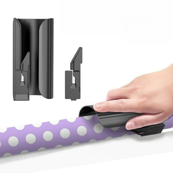 Wrapping Paper Cutter, Replaceable Blade, Birthday & Christmas Wrapping Paper Cutter, Portable Cutting Tool for Roll Wrapping Paper