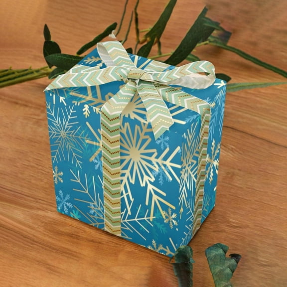 Wrapping Paper Gift Wrap Gold Flakes 1 Roll