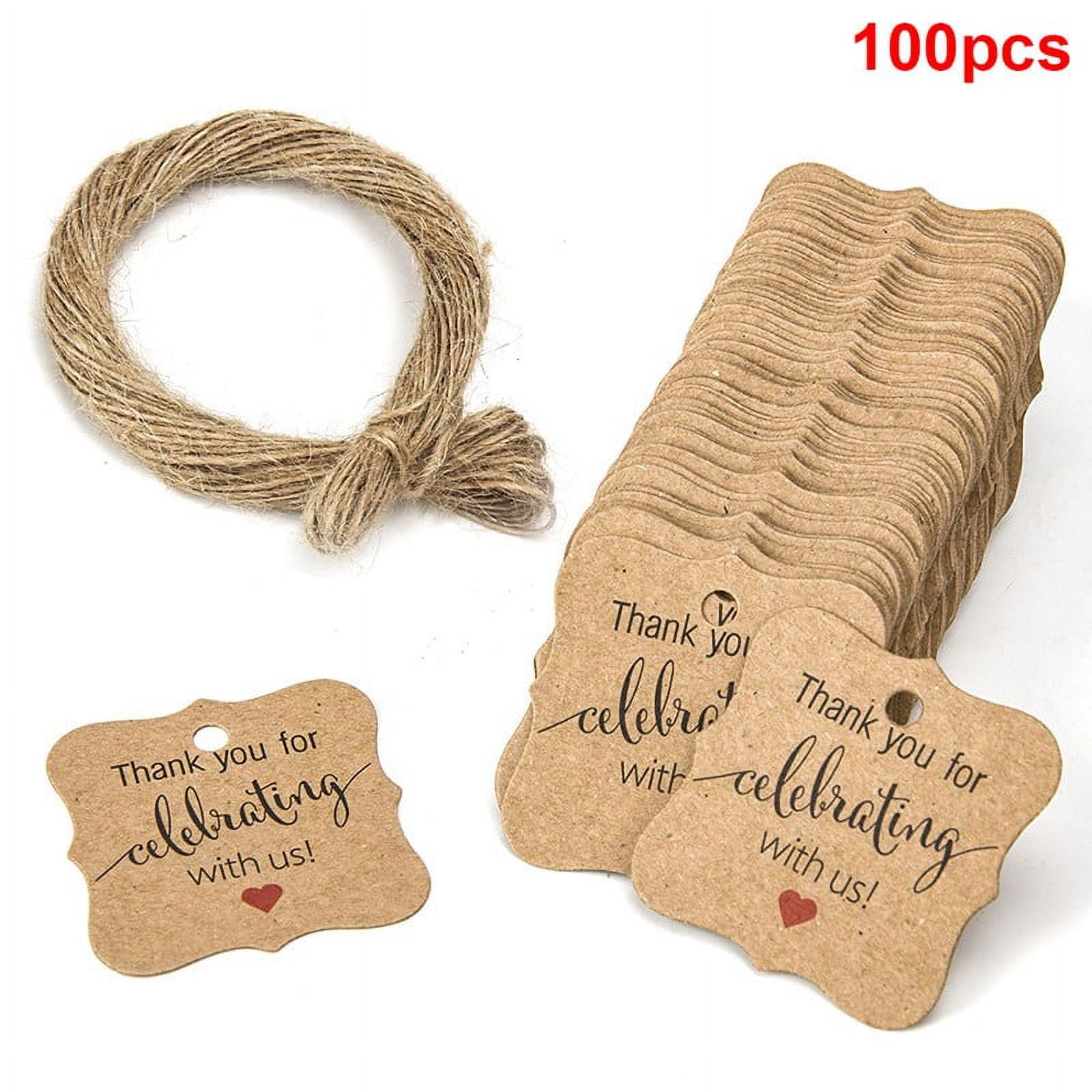 Wrapping Paper Label Wedding Rustic Party Decoration Thanks For ...