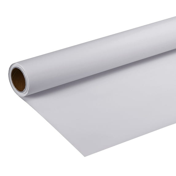 Wrapping Paper Roll Floral Bouquet Wrapping Paper Supply 22.8"x11Yard Waterproof Light Blue