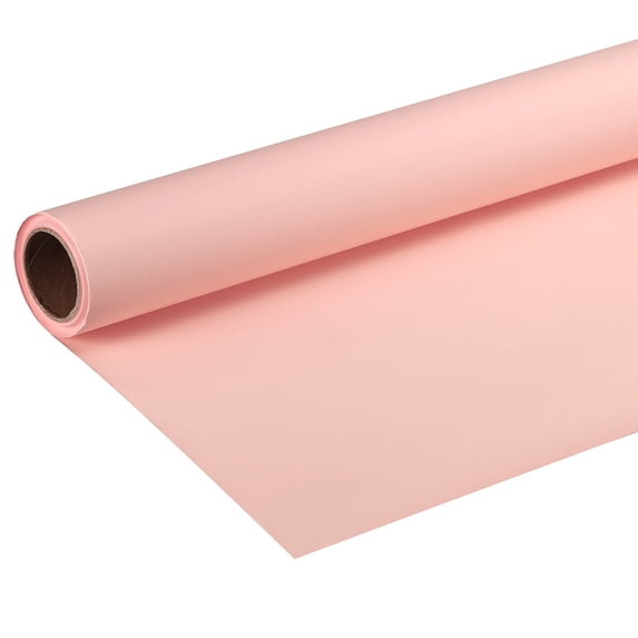 Wrapping Paper Roll Floral Bouquet Wrapping Paper Supply 22.8"x11Yard Waterproof Rose Pink