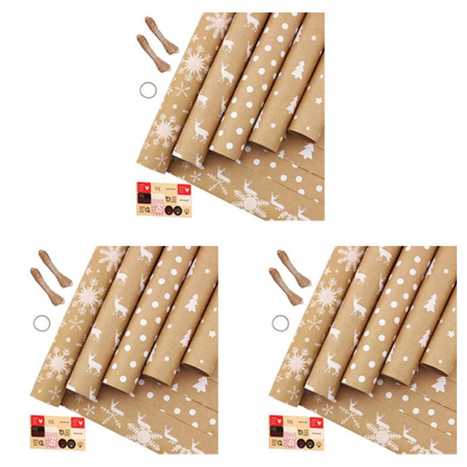 Wrapping Paper Sheets,for Christmas Birthday Party Wrapping Paper Set of 15 Gift Wrap Papers,Present