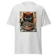 thumbnail image 1 of Wraptap Graphic Tees for Men and Women – Cat Ramen Japanese Funny Graphic Tee Shirts, Trendy Men and Women Graphic T-shirts (Ash, 3XL), 1 of 4
