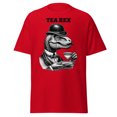 thumbnail image 1 of Wraptap Graphic Tees for Men and Women – Funny Tea Rex Graphic T-Shirt, Cool and Stylish Dinosaur-Themed Tees (Red, S), 1 of 4