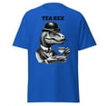 thumbnail image 1 of Wraptap Graphic Tees for Men and Women – Funny Tea Rex Graphic T-Shirt, Cool and Stylish Dinosaur-Themed Tees (Royal, L), 1 of 4