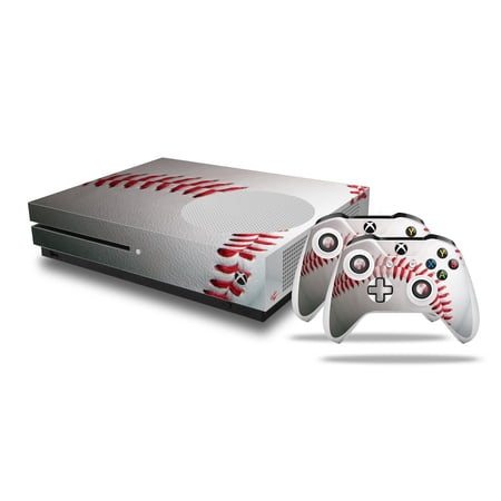 WraptorSkinz Decal Skin Wrap Set works with 2016 XBOX One S Console and 2 Controllers Baseball