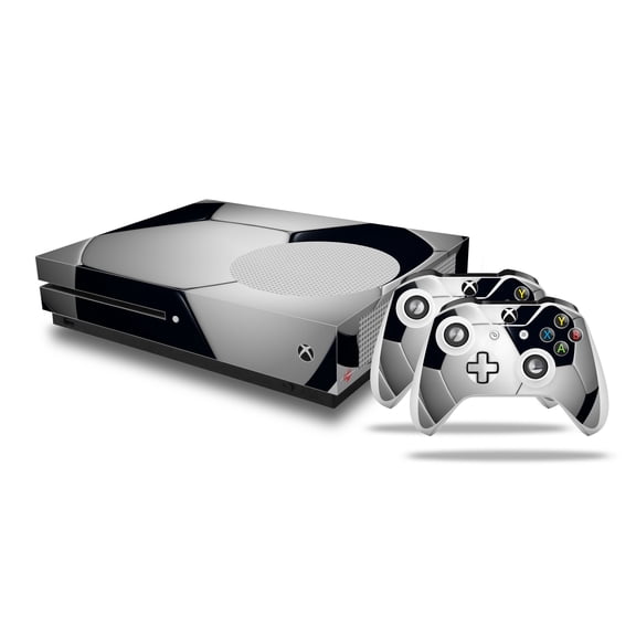 WraptorSkinz Decal Skin Wrap Set works with 2016 XBOX One S Console and 2 Controllers Soccer Ball