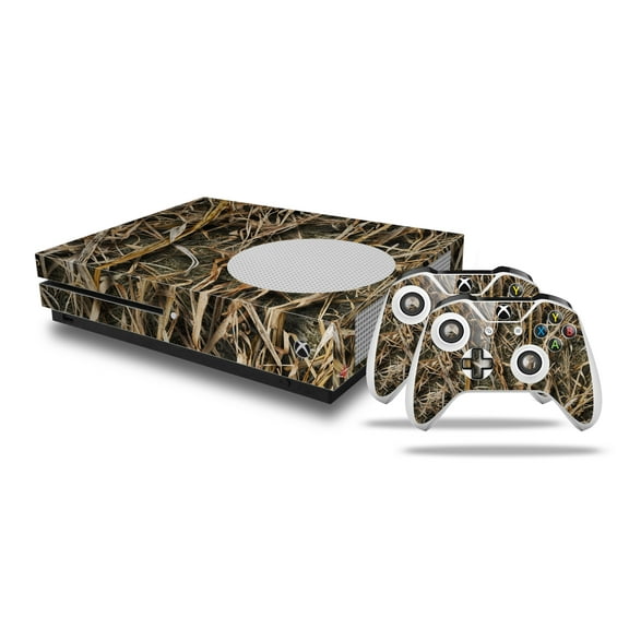 WraptorSkinz Decal Skin Wrap Set works with 2016 XBOX One S Console and 2 Controllers WraptorCamo Grassy Marsh Camo