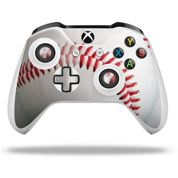 WraptorSkinz Decal Skin Wrap Set works with 2016 and newer XBOX One S / X Controller Baseball (CONTROLLER NOT INCLUDED)