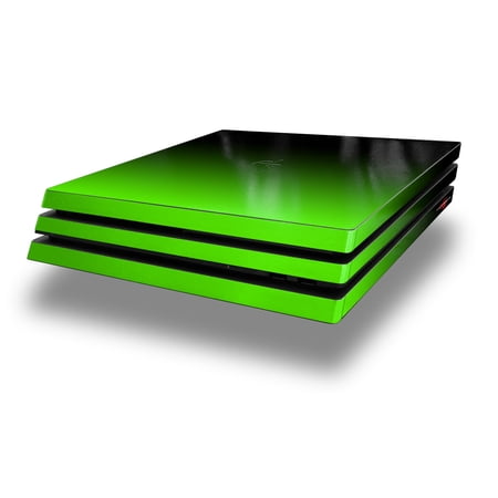 WraptorSkinz PS4 Pro Skin Wrap Smooth Fades Green Black - Decal Style Skin fits Sony PlayStation 4 Pro Console