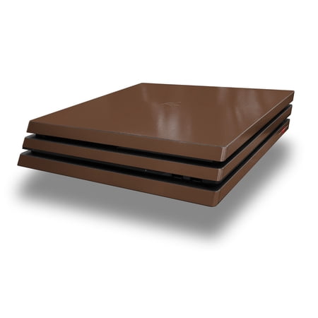 WraptorSkinz PS4 Pro Skin Wrap Solids Collection Chocolate Brown - Decal Style Skin fits Sony PlayStation 4 Pro Console