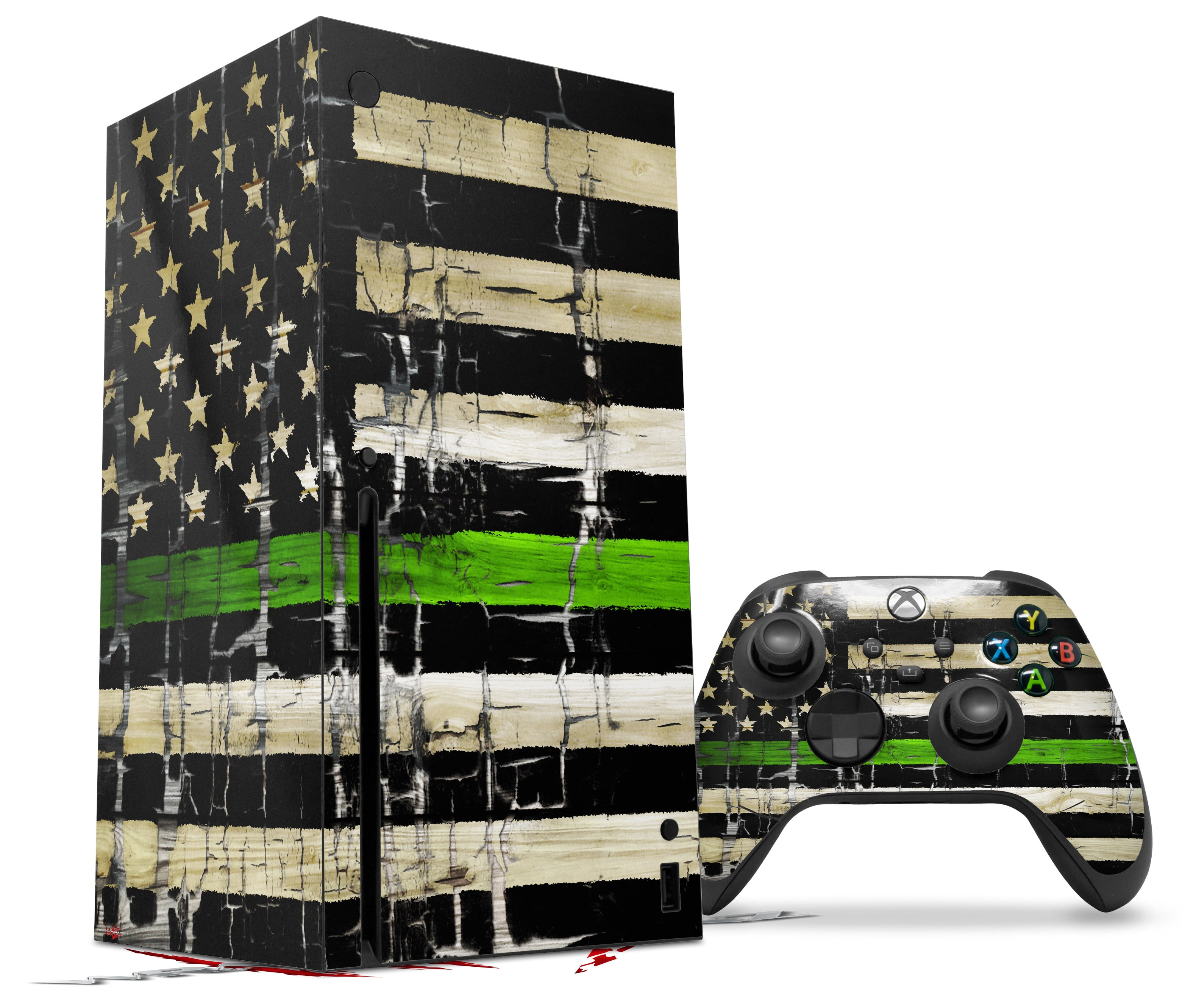 Maple Forest Style Xbox Series X Skin Sticker for Console & 2