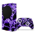 thumbnail image 1 of WraptorSkinz Skin Wrap compatible with the 2020 XBOX Series S Console and Controller Electrify Purple (XBOX NOT INCLUDED), 1 of 3