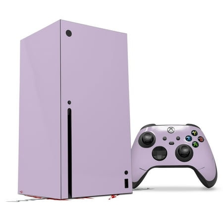 WraptorSkinz Skin Wrap compatible with the 2020 XBOX Series X Console and Controller Solids Collection Lavender (XBOX NOT INCLUDED)