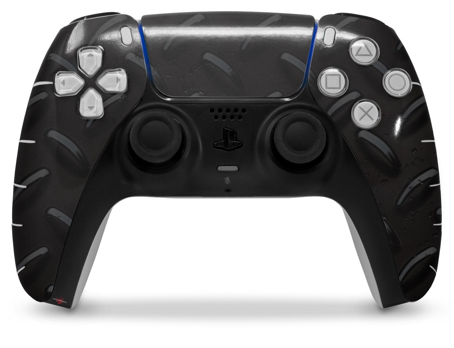 WraptorSkinz Skin Wrap compatible with the Sony PS5 DualSense Controller  Diamond Plate Metal (CONTROLLER NOT INCLUDED)