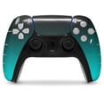 thumbnail image 1 of WraptorSkinz Skin Wrap compatible with the Sony PS5 DualSense Controller Smooth Fades Neon Teal Black (CONTROLLER NOT INCLUDED), 1 of 3