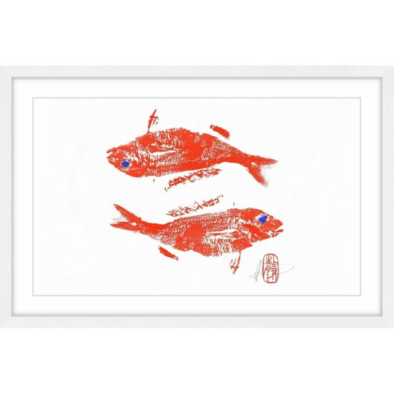"Wrasse" Framed Painting Print