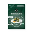WrawP Organic Veggie Wrap YPF5 Spirulina (1PACK) Gluten Free, Plant