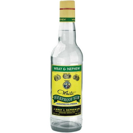 Wray & Nephew White Overproof Rum, 750 ml Bottle, 63.0% ABV