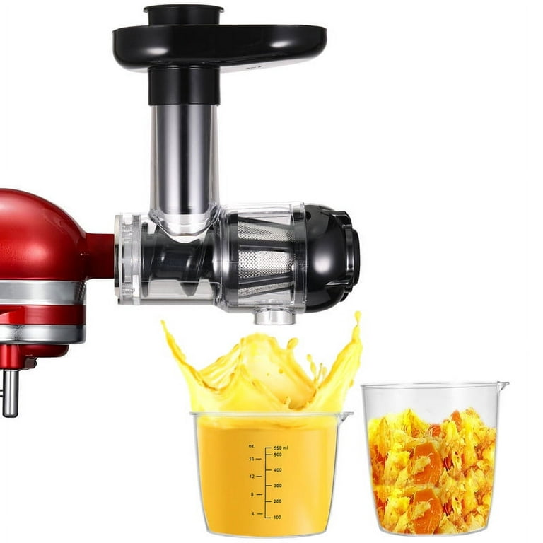 Masticating Juicer Attachment for KitchenAid All Models Stand Mixers, Slow  Juicer Attachment for Kitchenaid Mixers, Cold Press Juicer Attachment