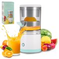 thumbnail image 1 of Wrea Portable Electric Juicer, 45 Watts USB Rechargeable Electric Citrus Juicer Machines for Orange, Lemon, Grapefruit, 1 of 9